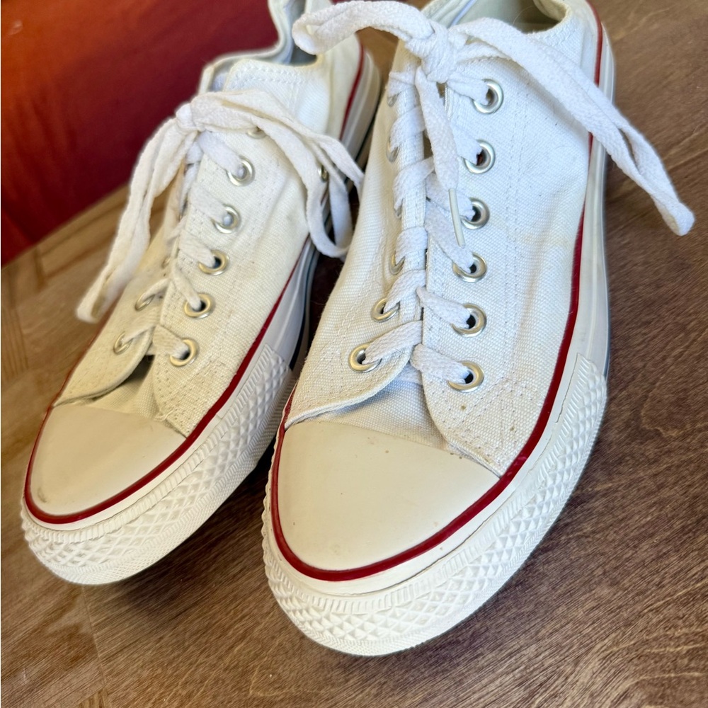Classic White Converse Sneakers